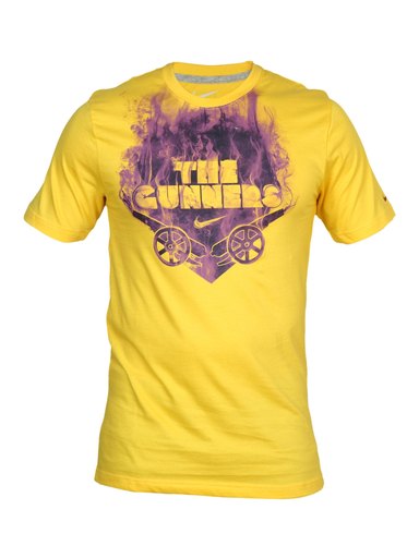 Nike Men's Arsenal Core Yellow T-shirt