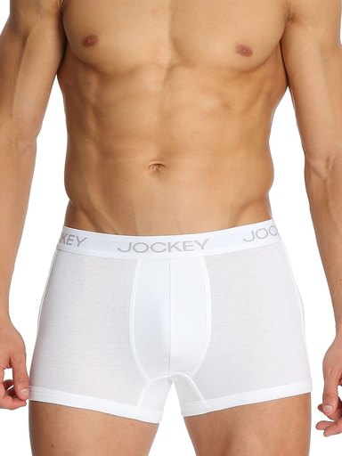 Jockey ELANCE Men Elance White Trunks 1015