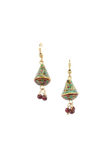 Adrika Green Earrings