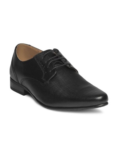 Red Tape Men Black Formal Shoes