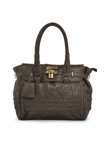 Lino Perros Women Solid Grey Handbag