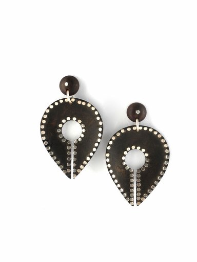 Rreverie Dark Brown Earrings