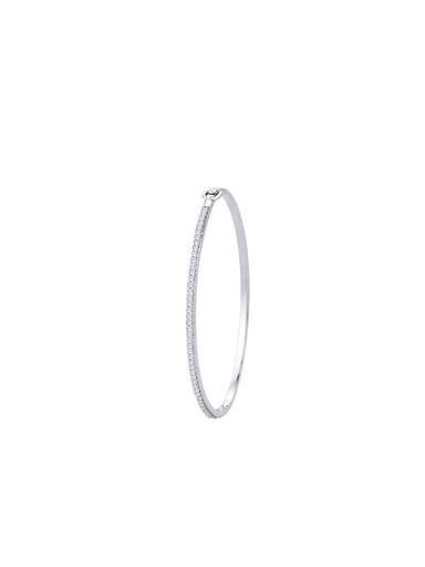 Lucera Women Silver Bangle