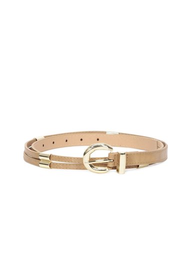 Lino Perros Women Camel Belt