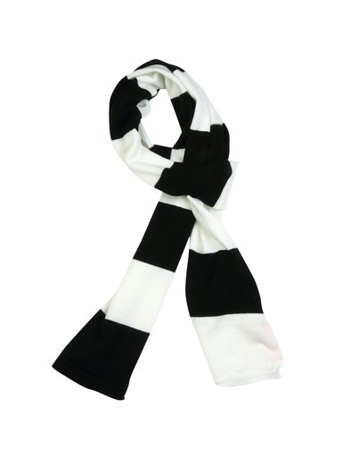 Scullers Unisex Casual Muffler Black Mufflers
