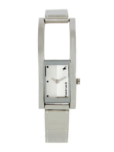Fastrack Women Silver Dial Watch