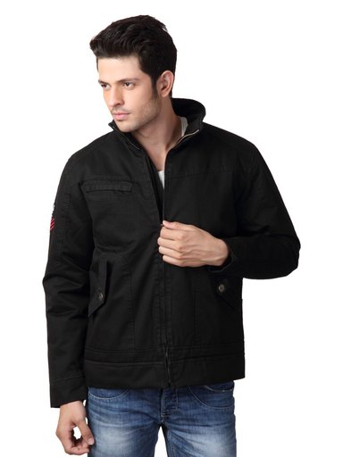 Just Natural Men Black Jacket