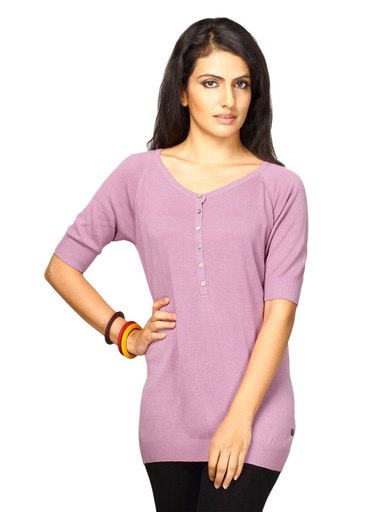 UCB Women Quarter Sleeve Pink Top