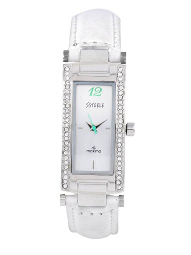 Maxima Women Silver Dial Watch