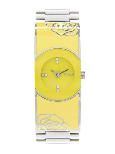 Titan Women Yellow Watch