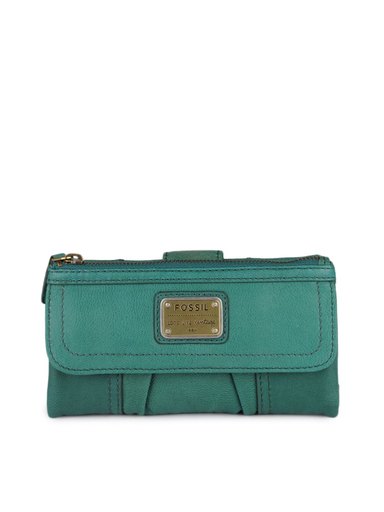Fossil Women Green Wallet