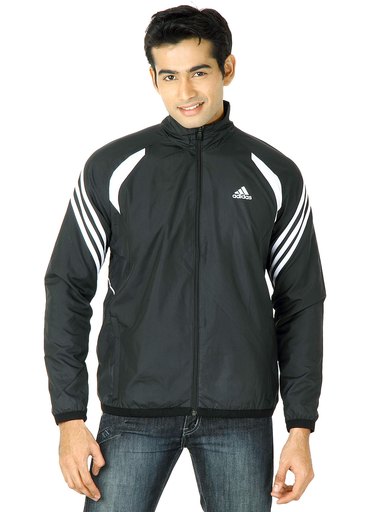ADIDAS Men Adna Black Jackets