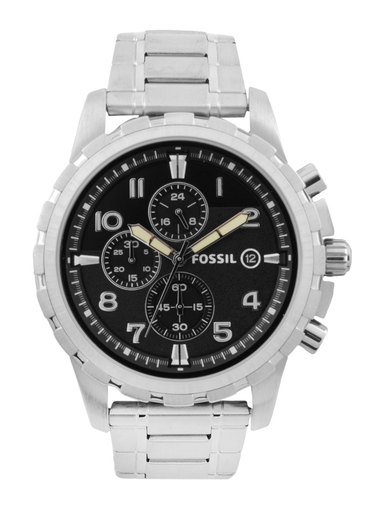 Fossil Men Black Dial Chronograph Watch FS4542