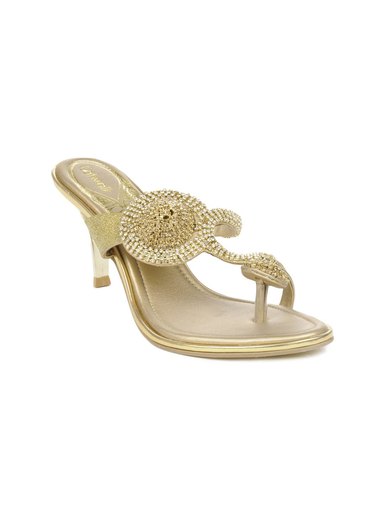 Catwalk Women Gold Toned Heels