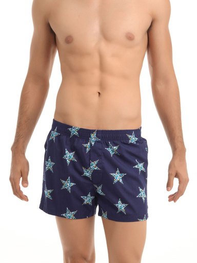 Myntra Navy Blue Printed Boxers