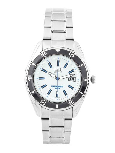 Q&Q Men White Dial Watch