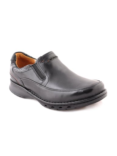 Clarks Men Leather Black Formal Shoes