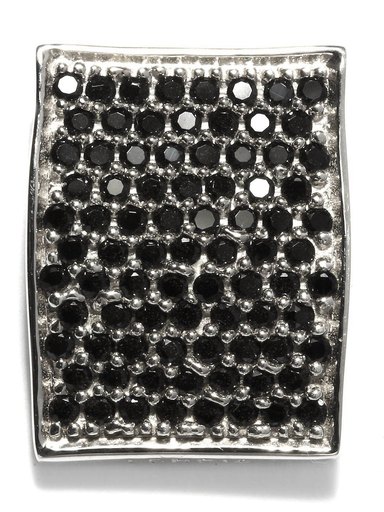 Lencia Silver and Black Pendant
