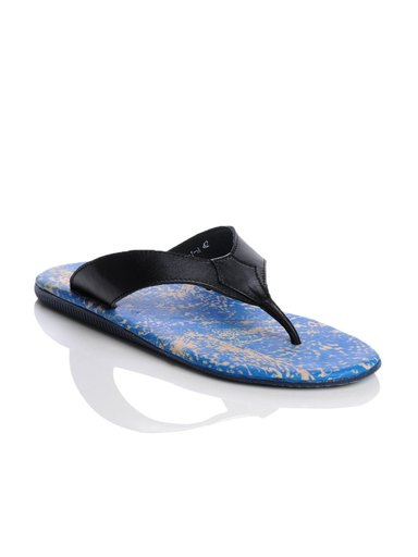 Cobblerz Men Black Flip Flops