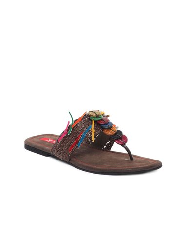 HM Women Brown Flats