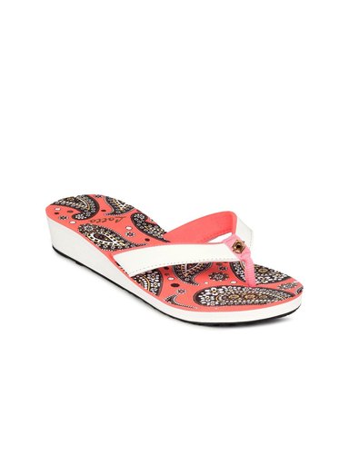 Lotto Women Coral Elegant Flip Flops
