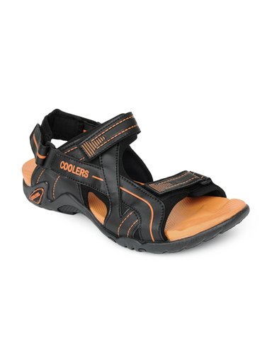 Coolers Men Black Sports Sandals