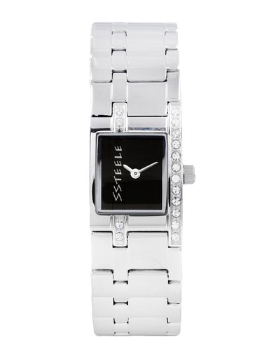 Maxima Women Black Dial Watch