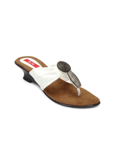 HM Women White Sandals