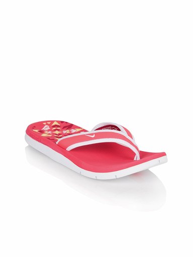 Nike Women Solarsoft Thong Red Flip Flops