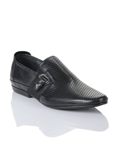 Cobblerz Men Black Semiformal Shoes