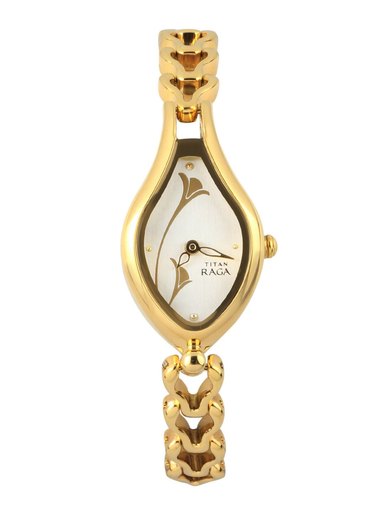 Titan Women Silver Dial Watch