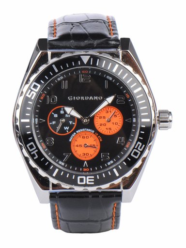 Giordano Men Black Dial Watch
