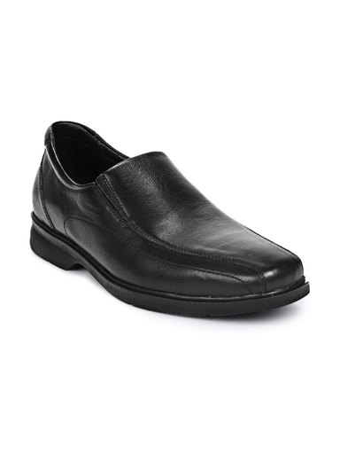 Franco Leone Men Black Formal Shoes