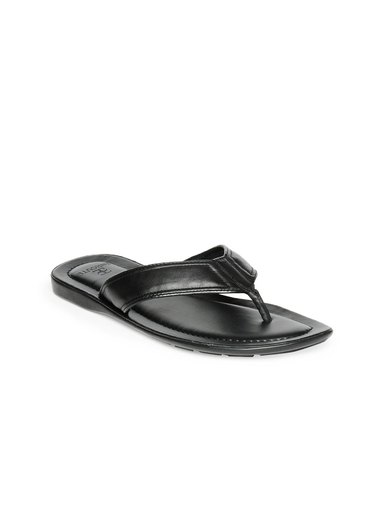 Enroute Men Black Flip Flops