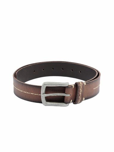 Fastrack Men Leather Brown Belt