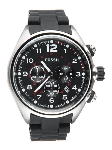 Fossil Men Black Chronograph Watch CH2697