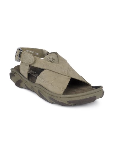 Woodland Men Khaki Sandals