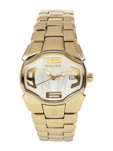Police Women Silver-Toned Dial Watch PL12896BSG-04M