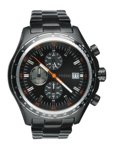 Fossil Men Black Dial Chronograph Watch CH2754