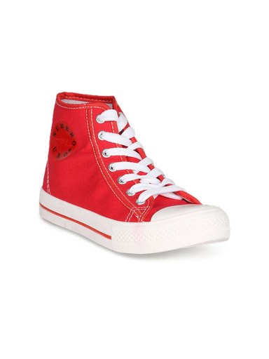 Numero Uno Men's Red Canvas Shoe