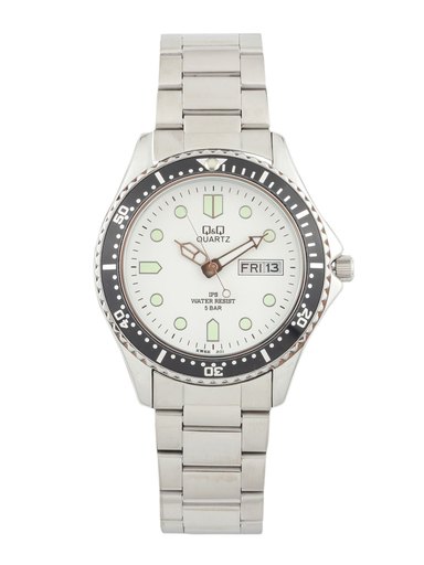 Q&Q Men White Dial Watch