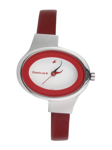 Fastrack Women White Dial Watch N6015SL01