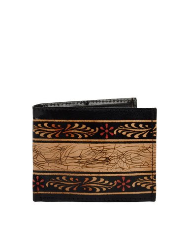 Cabarelli Men Black & Beige Wallet