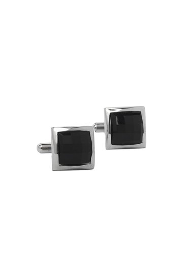 Hakashi Men Black Cufflinks