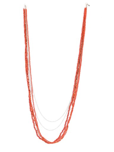 ToniQ Women Orange Necklace
