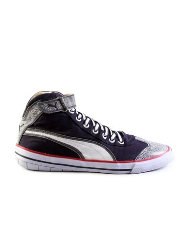 Puma Unisex Mid Pixles Navy Red Shoe
