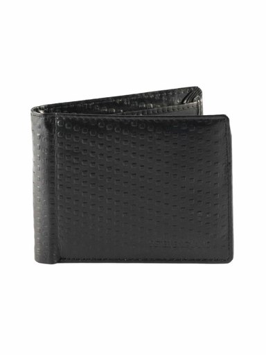 Peter England Men Statements Black Wallet