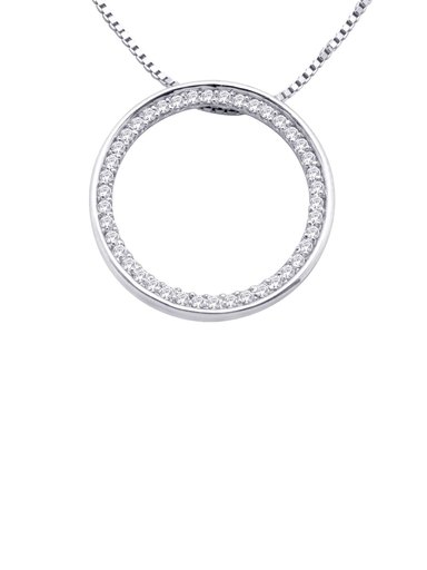Lucera Women Silver Pendant with Chain