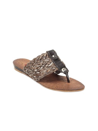 HM Women Brown Flats