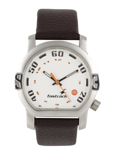 Fastrack Men White Dial Watch